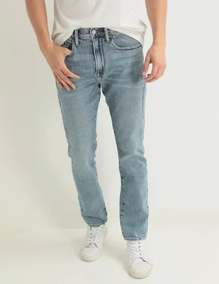 Jeans skinny deslavado para hombre