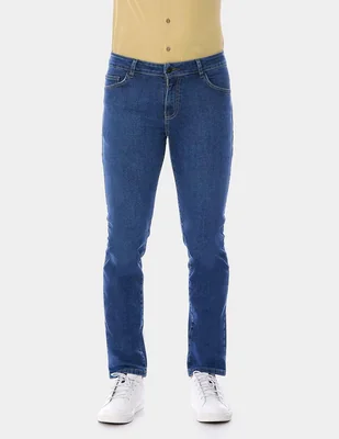 Jeans straight Vittorio Forti lavado obscuro para hombre