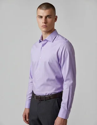 Camisa formal kc ny manga larga para hombre
