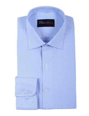 Camisa de vestir L.P.C. de algodón manga larga para hombre
