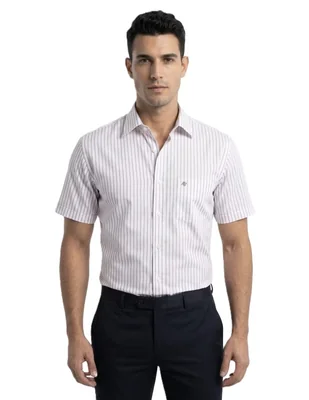Camisa casual michel blanc manga corta para hombre