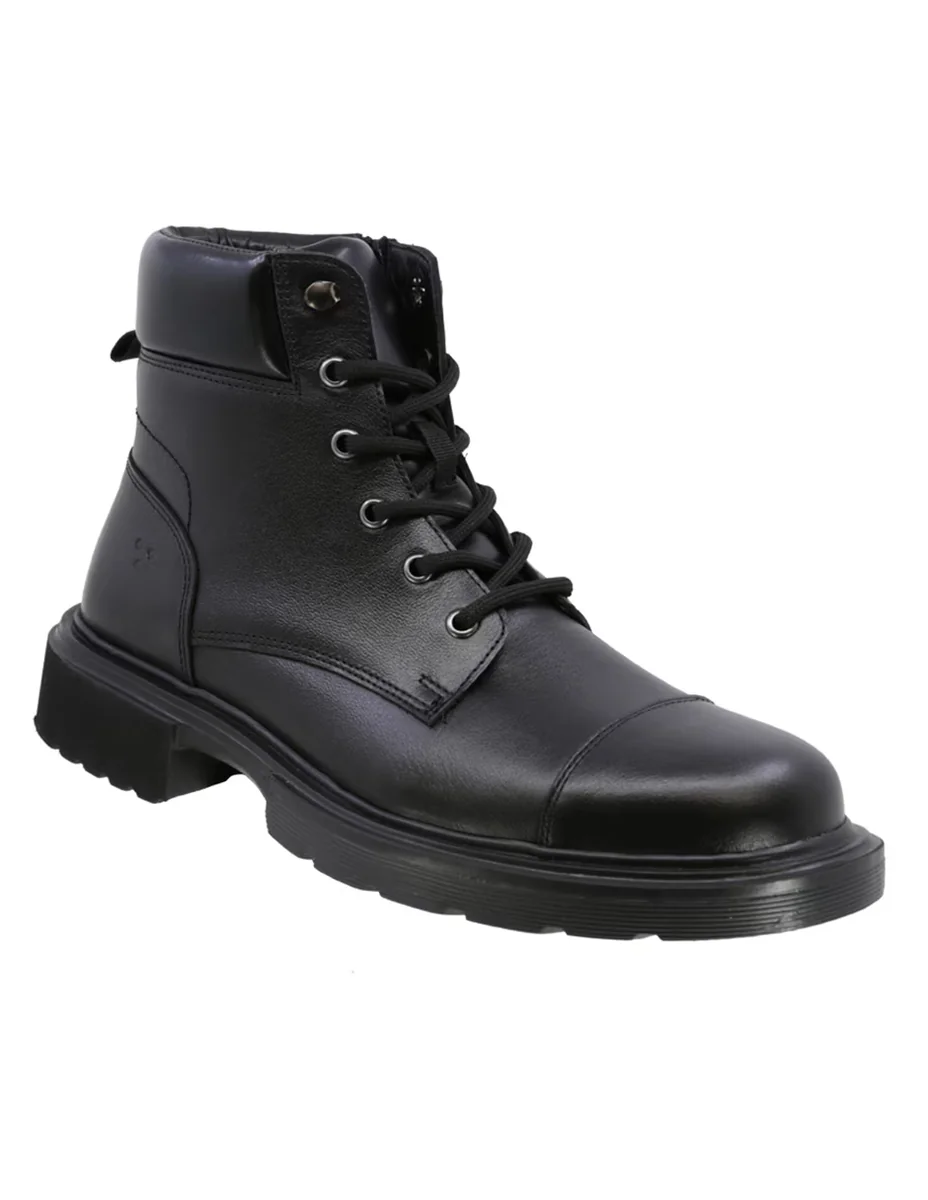 Triples casual de piel para hombre