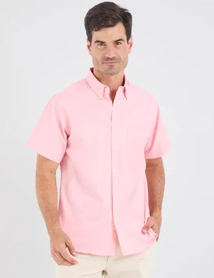 Camisa casual regent street manga corta para hombre