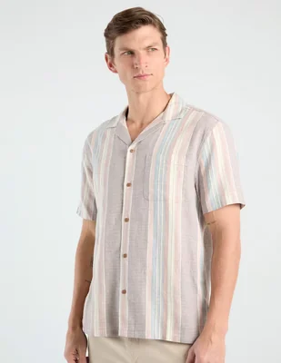 Camisa casual Faherty manga corta para hombre