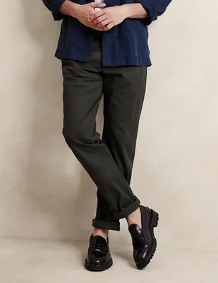 Pantalón slim de algodón para hombre