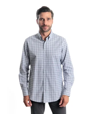 Camisa casual Kenneth Cole de algodón manga larga para hombre