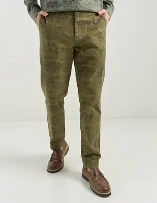 Pantalón chino recto Brooks Brothers de algodón para hombre
