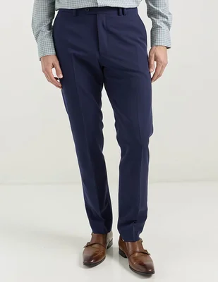 Pantalón de vestir slim Puroego de algodón para hombre