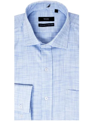 Camisa formal nautica de algodón manga larga para hombre