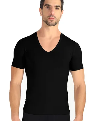 Camiseta Rounderbum cuello V para hombre