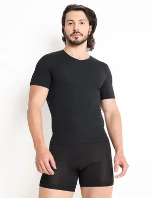 Camiseta Rounderbum cuello V para hombre