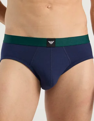 Set trusa Armani de algodón para hombre 3 piezas