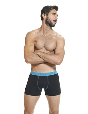 Set bóxer trunk Black Secret de algodón para hombre 6 piezas