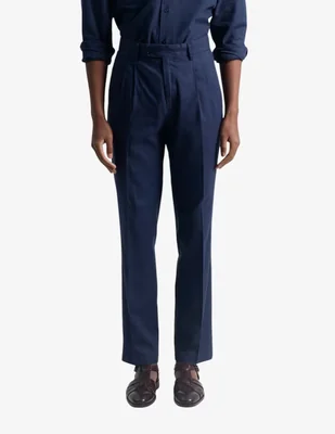 Pantalón de vestir slim Atelier de lino para hombre