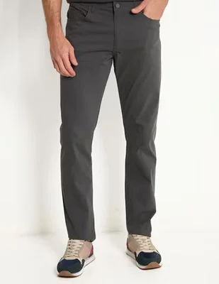 Pantalón casual slim Faherty de algodón para hombre