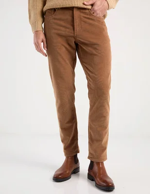 Pantalón casual regular Faherty algodón para hombre