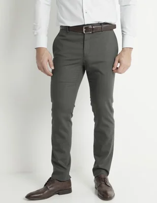 Pantalón de vestir slim Calderoni de lana para hombre