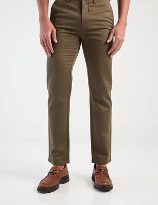 Pantalón de vestir chino slim Spagnolo de algodón para hombre