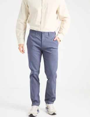 Pantalón business casual de vestir slim Spagnolo de algodón para hombre