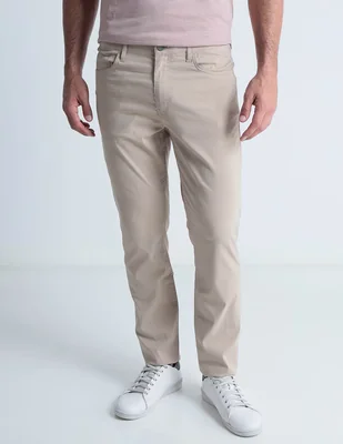 Pantalón chino recto Faherty de algodón para hombre