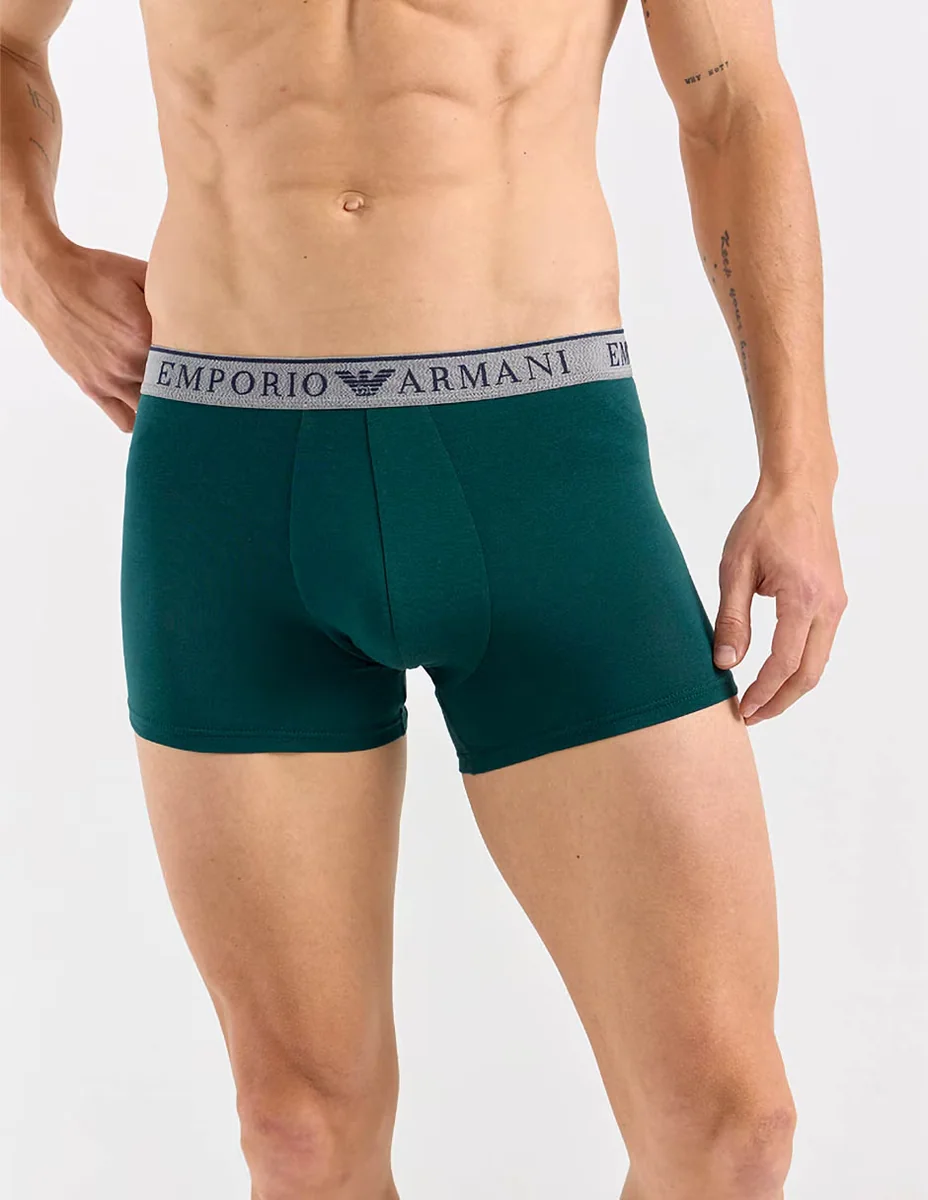 Set bóxer trunk Armani de algodón para hombre 2 piezas