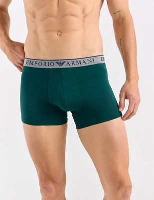 Set bóxer trunk Armani de algodón para hombre 2 piezas