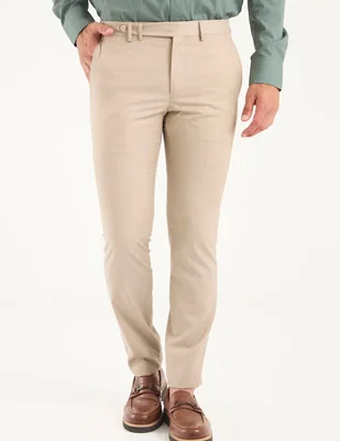 Pantalón de vestir slim Calderoni de lana para hombre