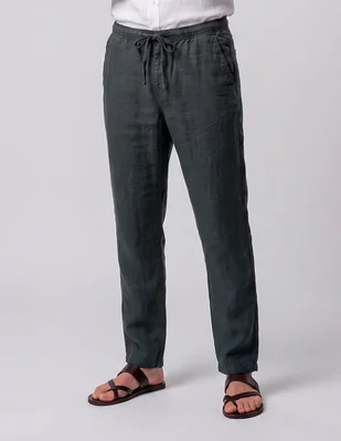 Pantalón regular Faherty de lino para hombre