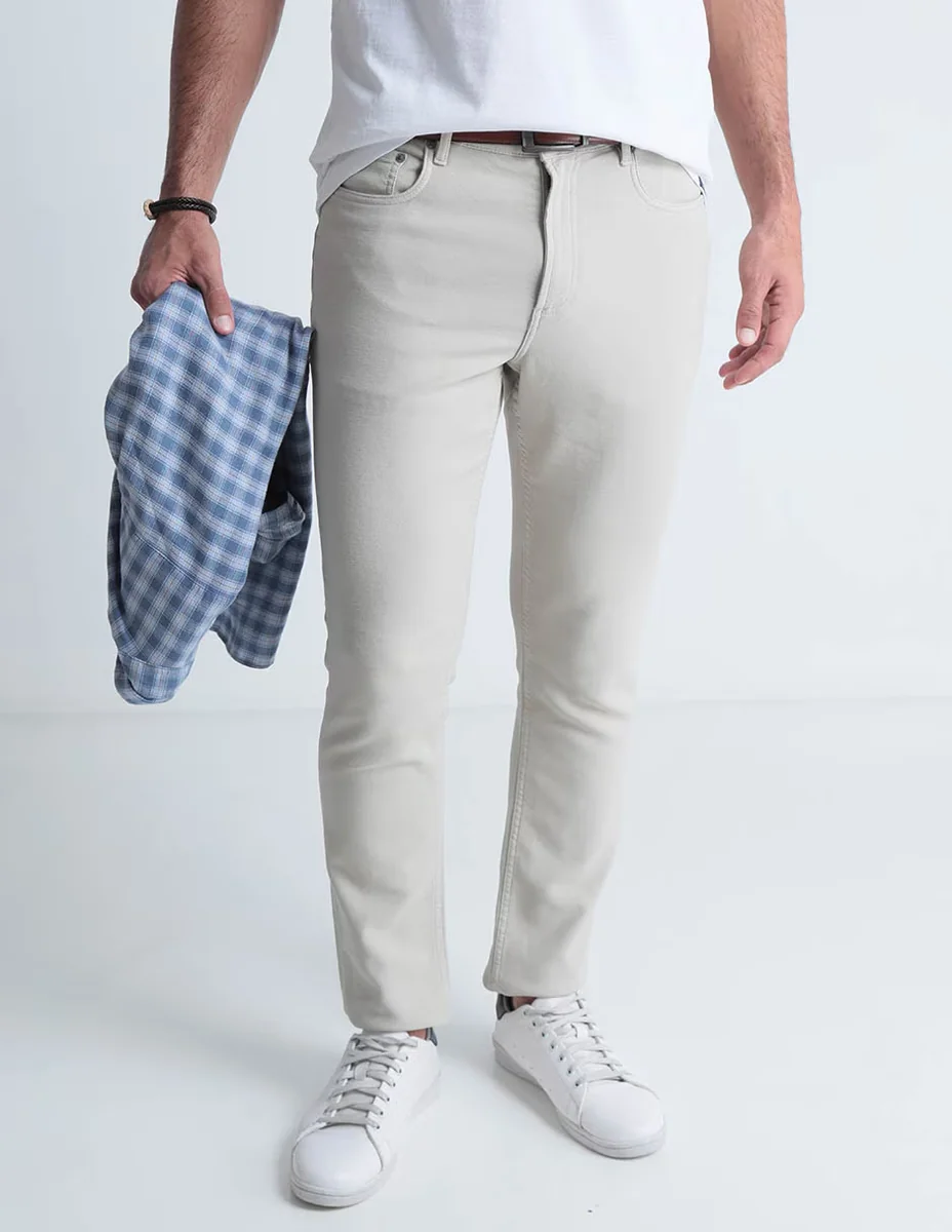 Pantalón recto Faherty de algodón para hombre