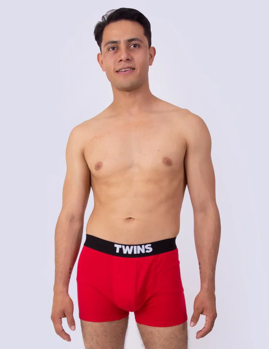 Set bóxer twins de algodón para hombre 3 piezas