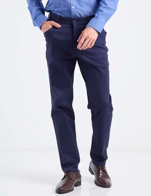 Pantalón straight Oscar de la Renta de algodón para hombre