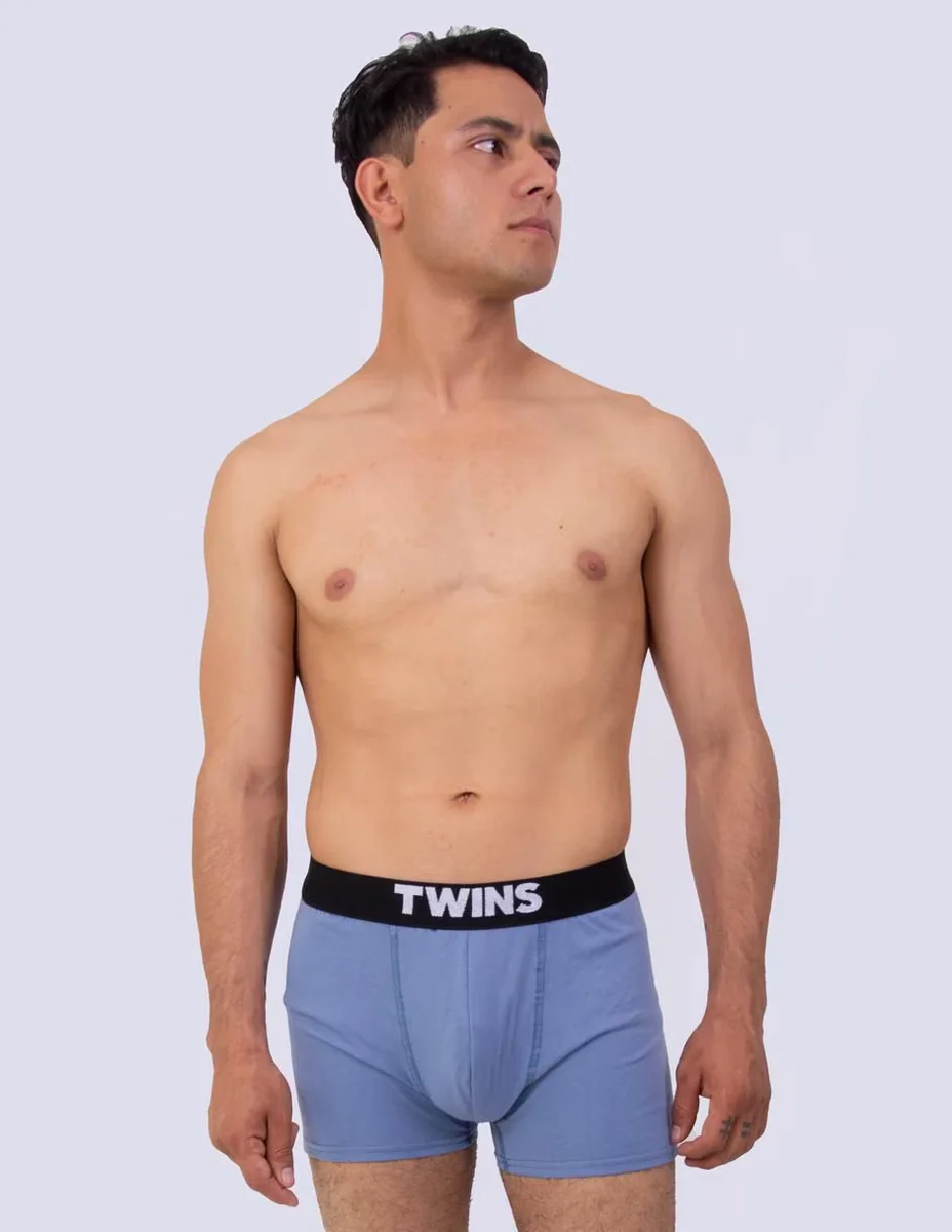 Set bóxer Twins de algodón para hombre 3 piezas