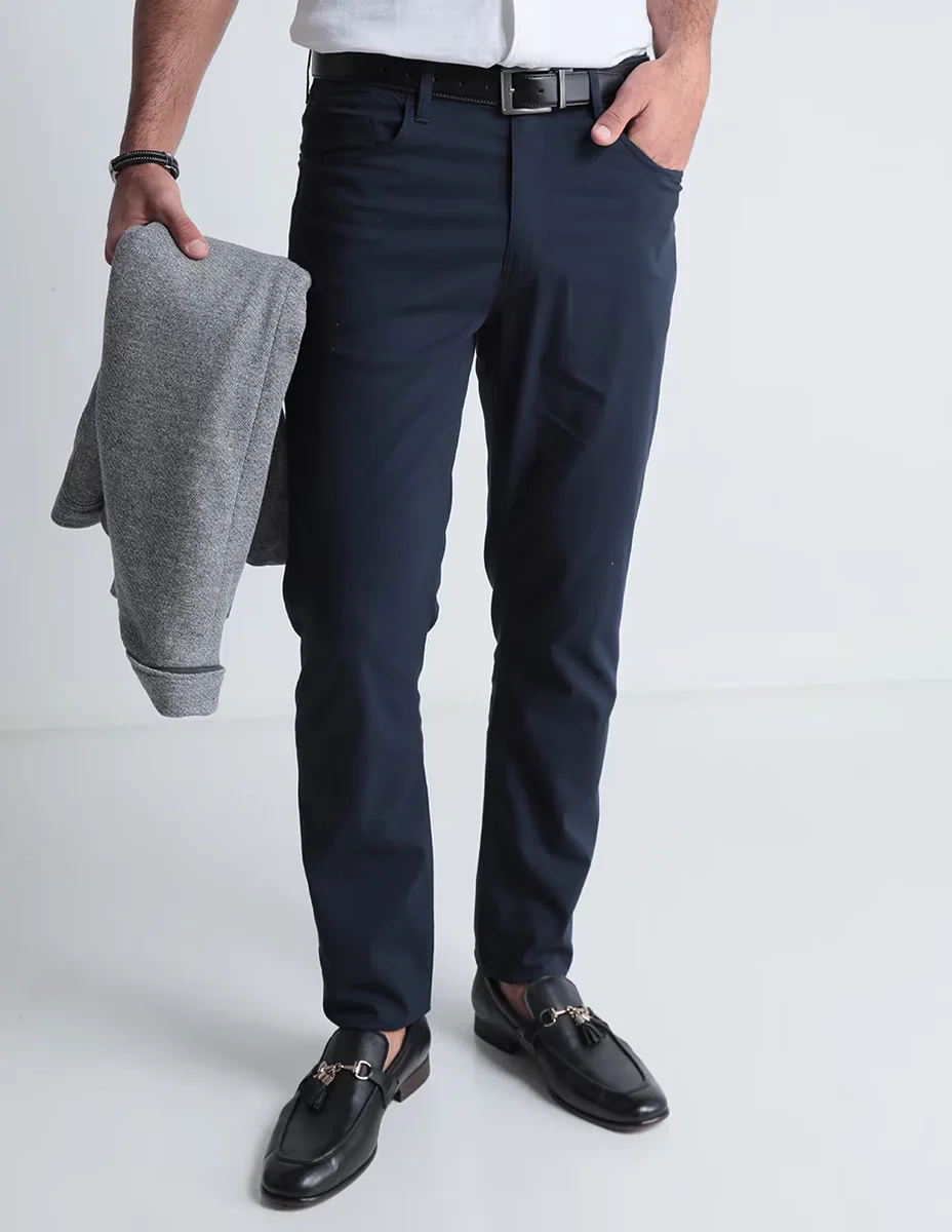 Pantalón recto Faherty de algodón para hombre