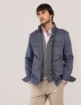 Chamarra casual El Ganso con bolsillos para hombre