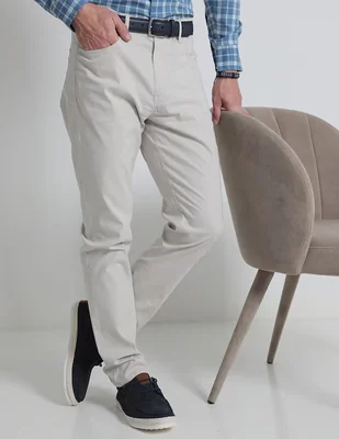 Pantalón slim Faherty de algodón para hombre