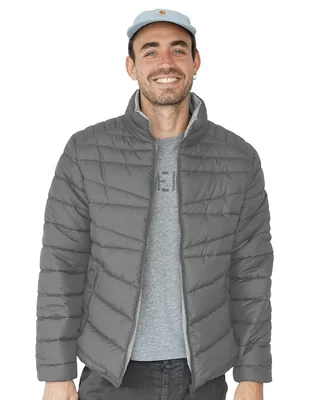 Chamarra capitonada Roosevelt reversible para hombre