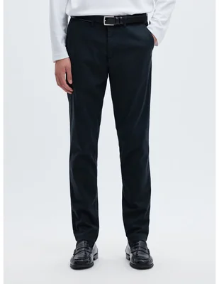 Pantalón casual chino slim selected de algodón para hombre