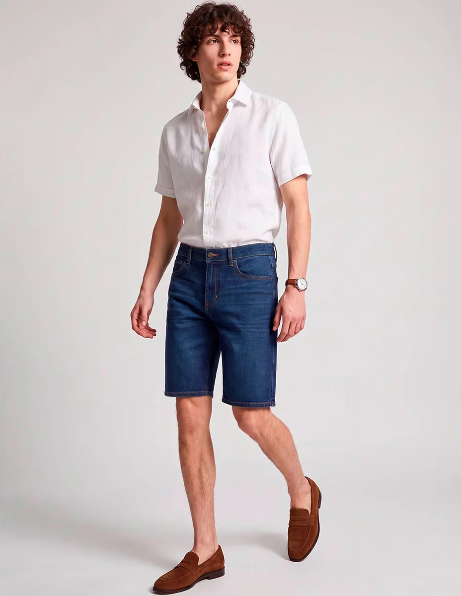 Short aéropostale de mezclilla para hombre