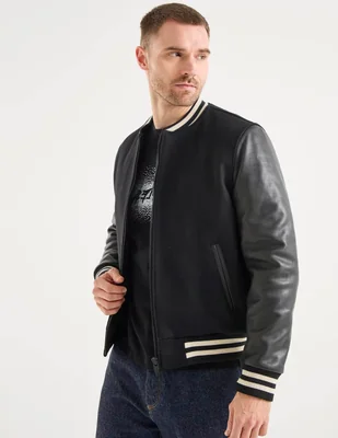 Chamarra bomber The Kooples con bolsillos para hombre