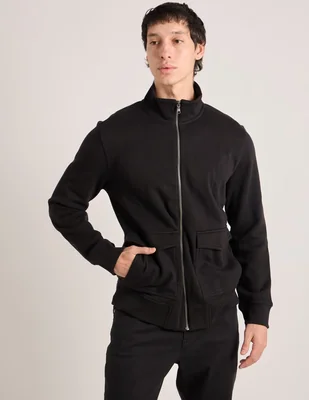 Chamarra casual con bolsillo para hombre