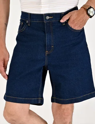 Bermuda de mezclilla para hombre