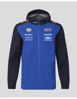 Chamarra casual Castore Formula 1 impermeable bolsa con cierre para hombre