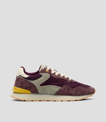 Tenis Casuales City Chroma Aubergine en Piel Hombre