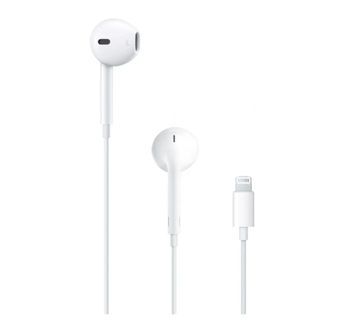 Apple EarPods, Alámbrico, Lightning, Blanco