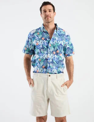 Bermuda Ábito de algodón para hombre