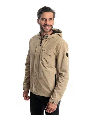 Chamarra casual Kenneth Cole con capucha para hombre