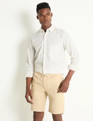 Bermuda Scappino de lino para hombre