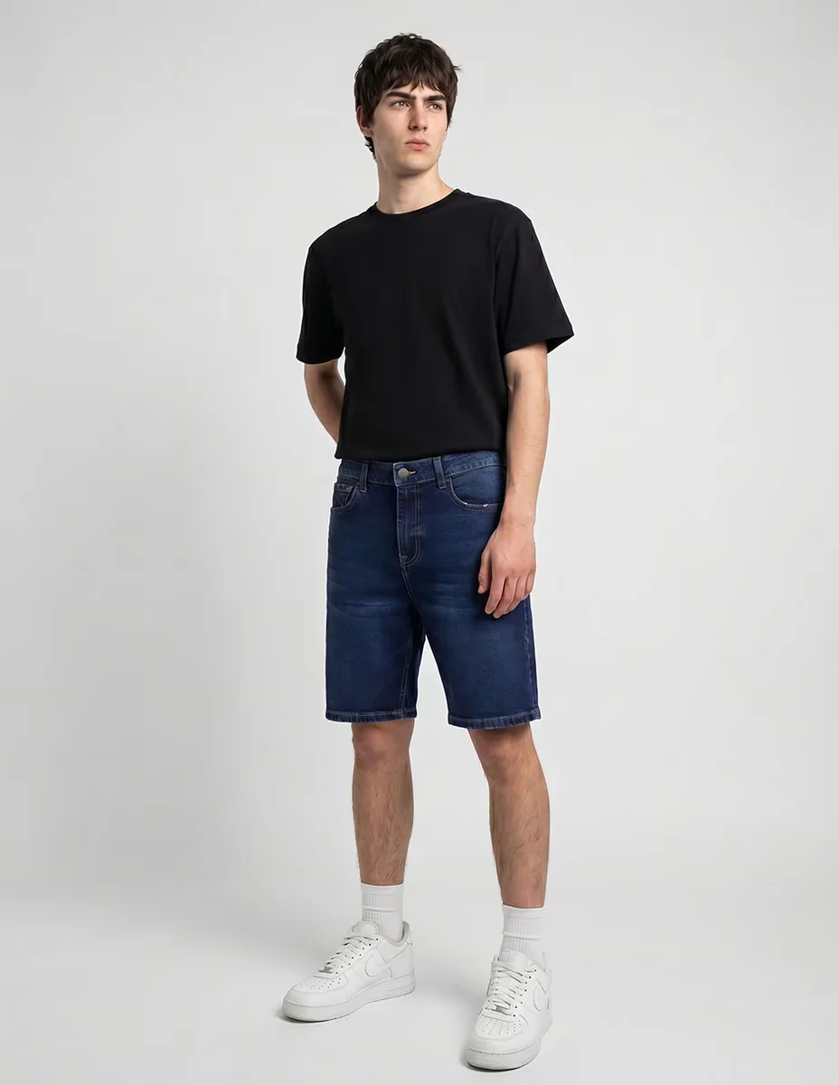 Bermuda Aeropostale de mezclilla para hombre