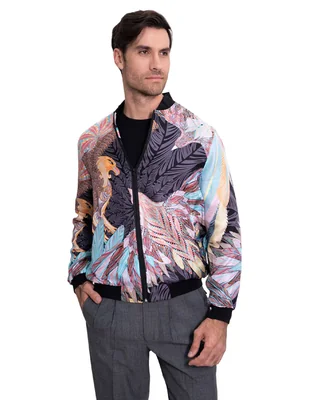 Chamarra bomber P Covalin con bolsillos para hombre