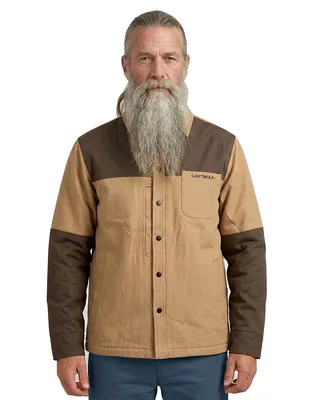 Chamarra casual lastwolf de algodón con bolsillos para hombre